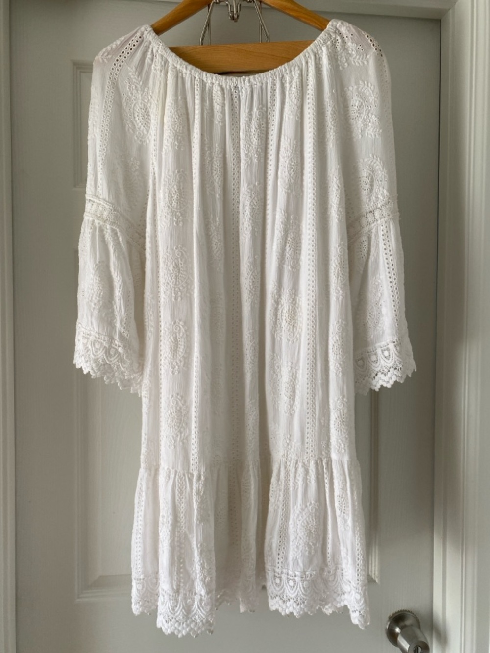 Karen Kane White Eyelet Dress - Picture 6 of 8
